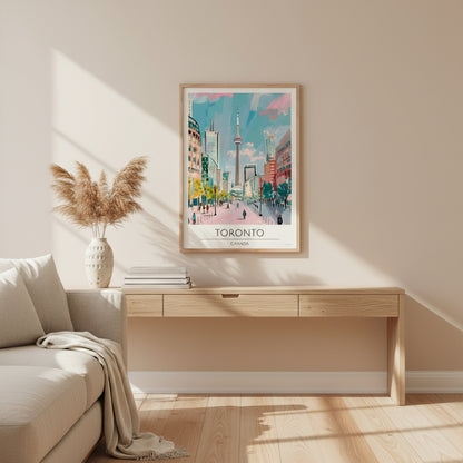 Canada - Toronto Travel Print Poster