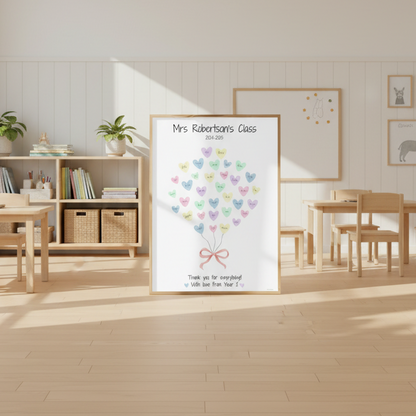 Personalised Thank You Teacher Print