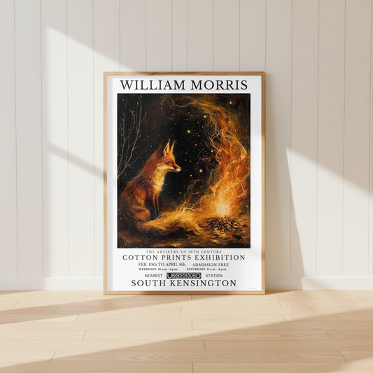 William Morris Fox Poster / Art Exhibition Print