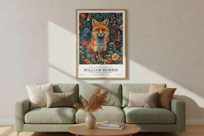 William Morris Fox Poster / Art Exhibition Print