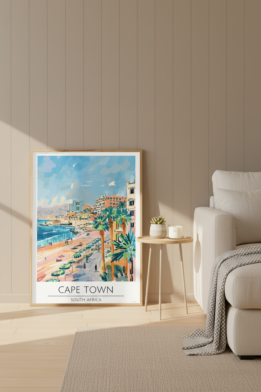 South Africa, Cape Town Travel Print