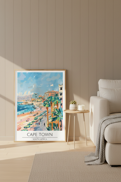 South Africa, Cape Town Travel Print