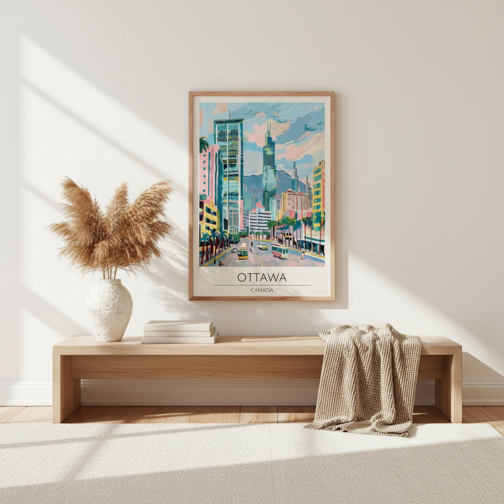 Canada, Ottawa Travel Poster