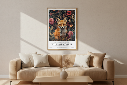 William Morris Fox Poster / Art Exhibition Print