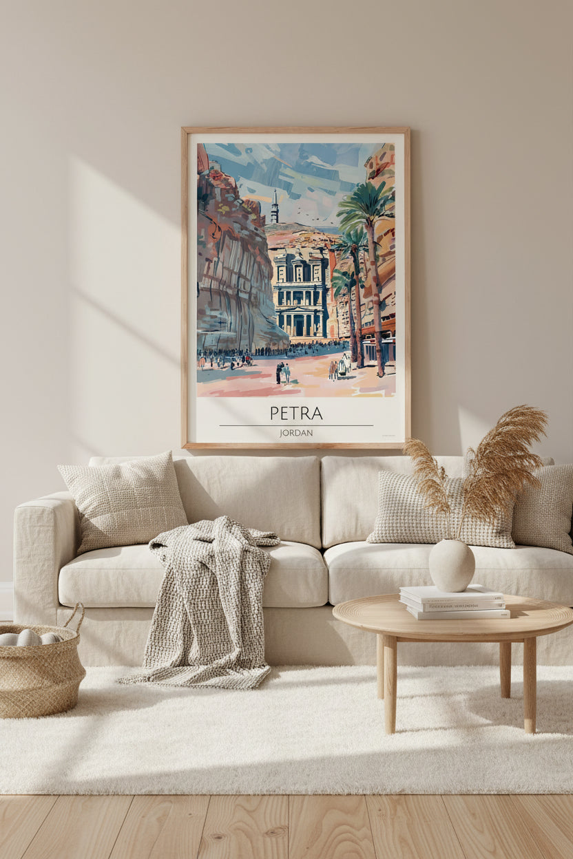 Jordan - Petra Travel Print
