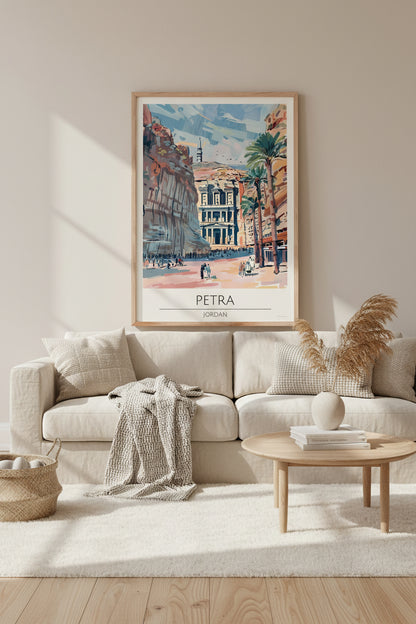 Jordan - Petra Travel Print