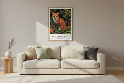 William Morris Fox Poster / Art Exhibition Print