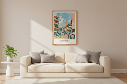 Kenya, Nairobi Travel Print