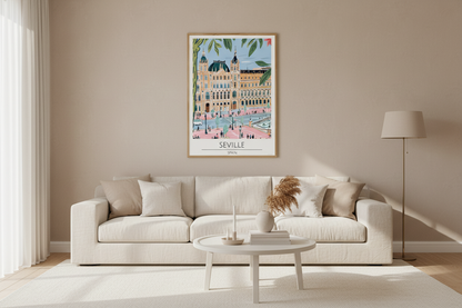 Spain - Seville Tavel Print