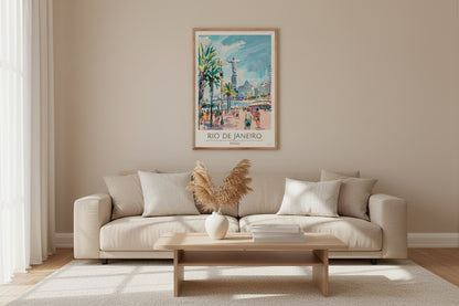 Brasil - Rio De Janeiro Travel Print Poster