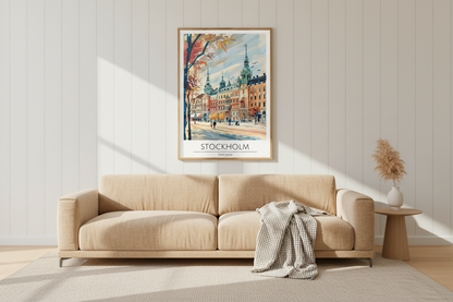 Stockholm Sweden Travel Print