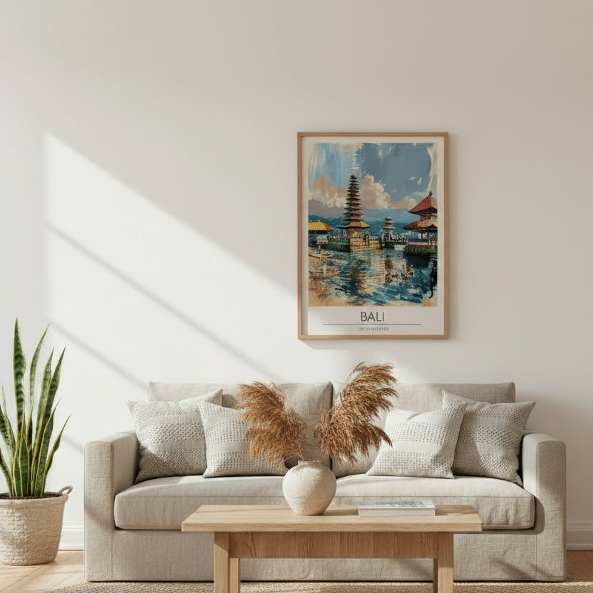 Indonesia, Bali Travel Print