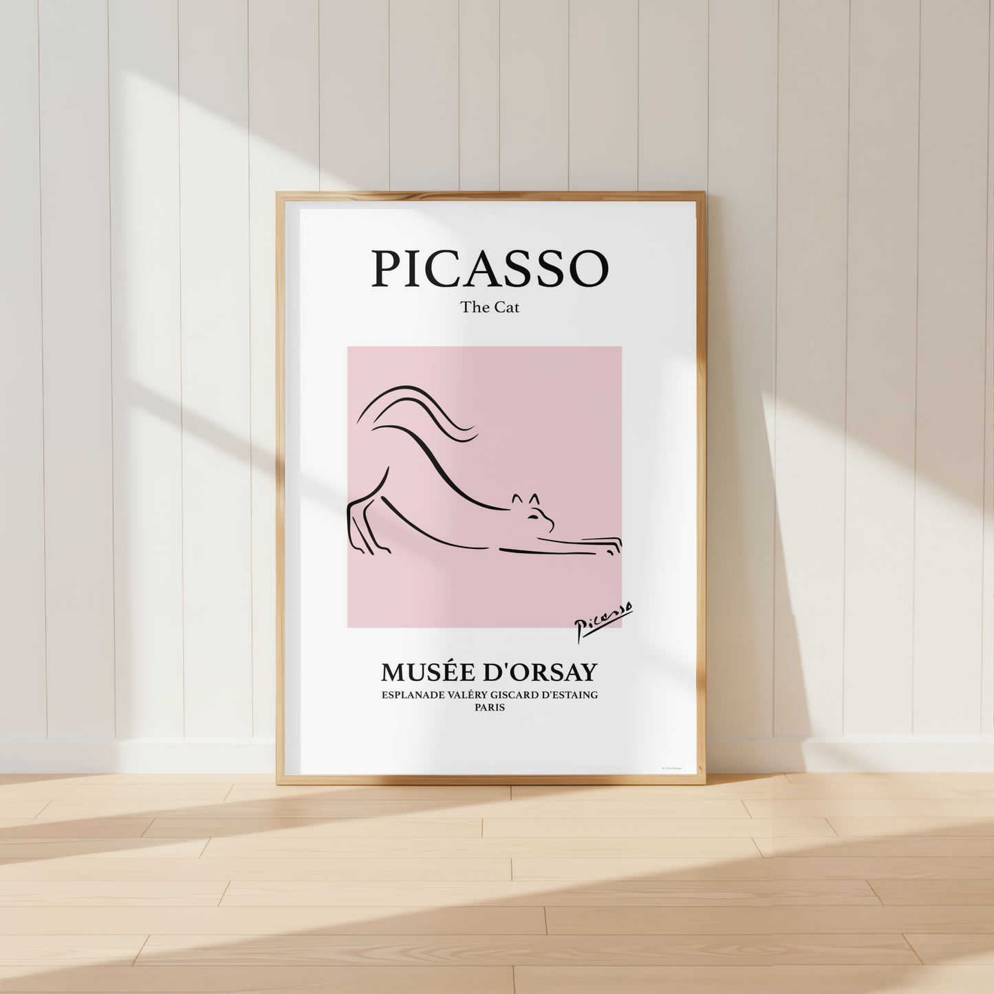 Picasso Cat Print