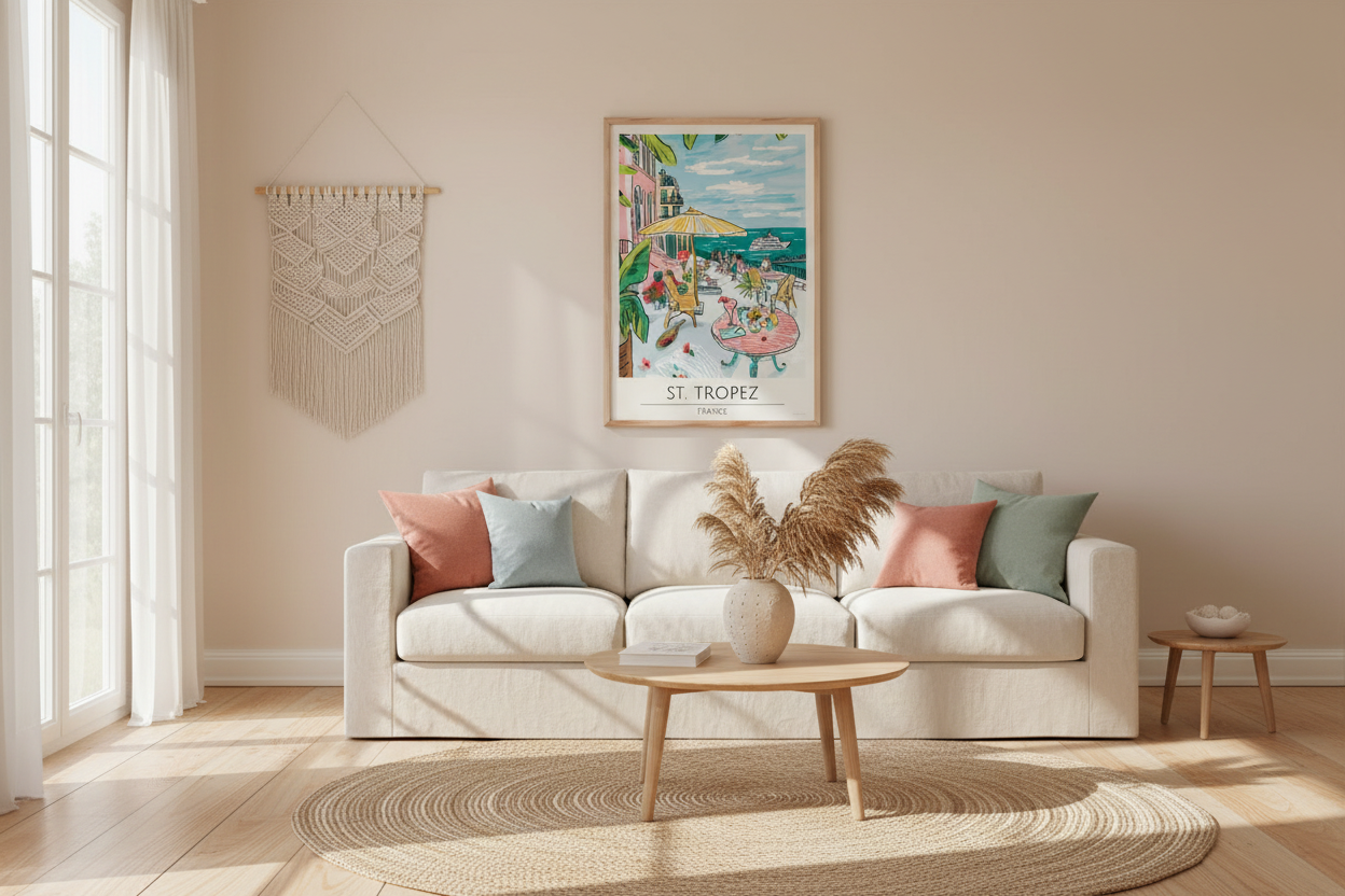 France - St. Tropez Tavel Print