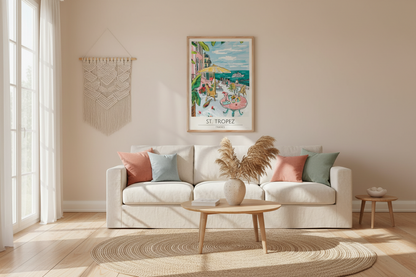France - St. Tropez Tavel Print