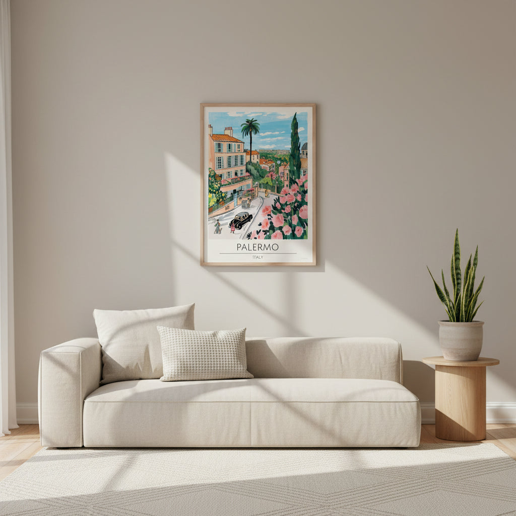 Italy - Palermo Travel Print
