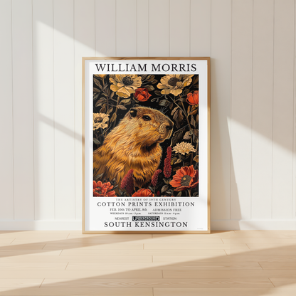 William Morris Capybara Print Vintage