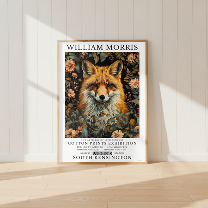 William Morris Fox Poster / Art Exhibition Print