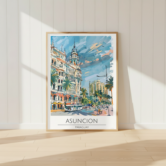 Paraguay, Asuncion Travel Print