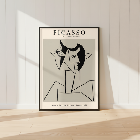 Picasso Anthea Galleria 1972 Exhibition Print