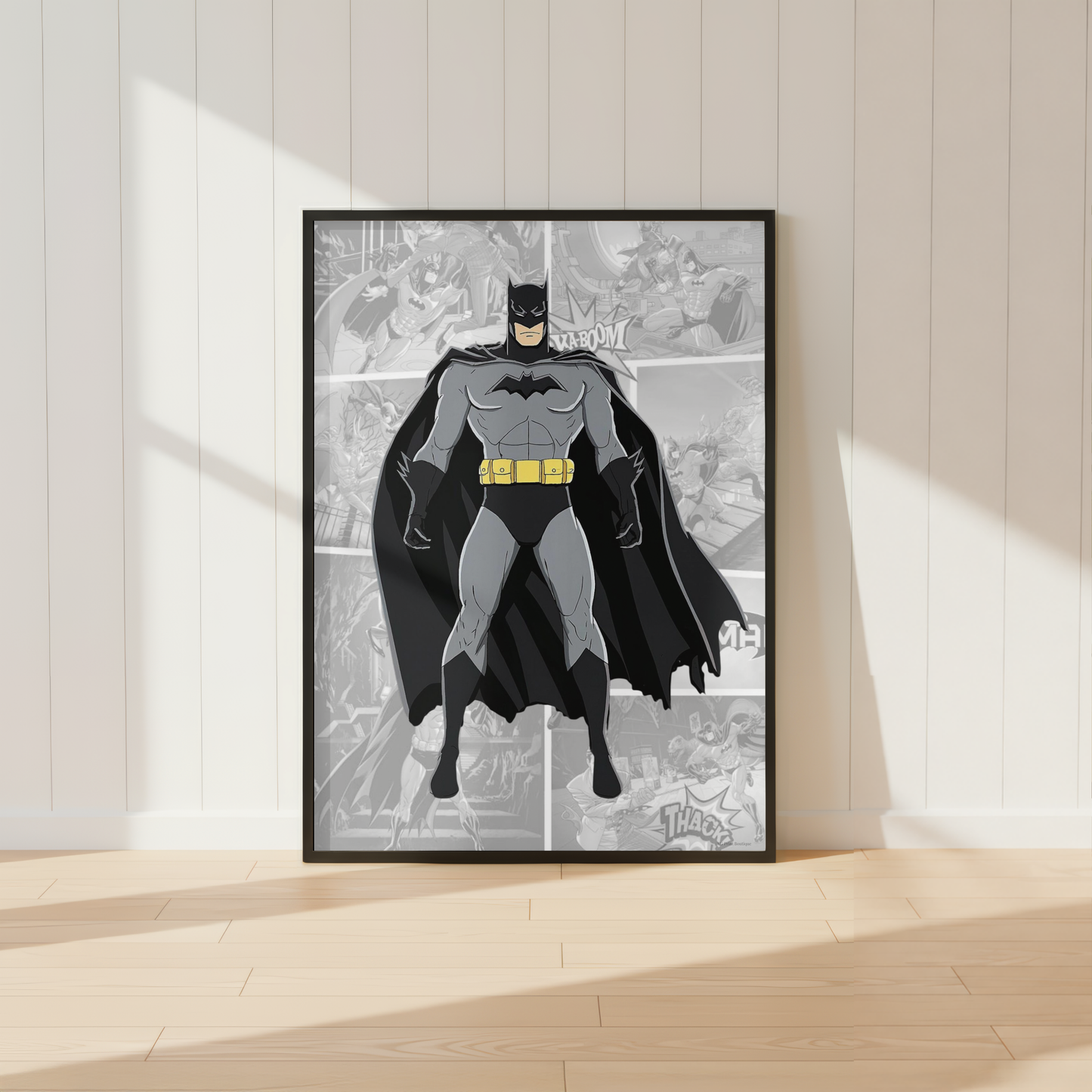 Superhero Wall Art Prints Set | Boys Bedroom Comic Poster Collection