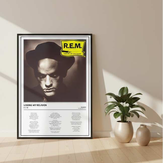 A framed R.E.M