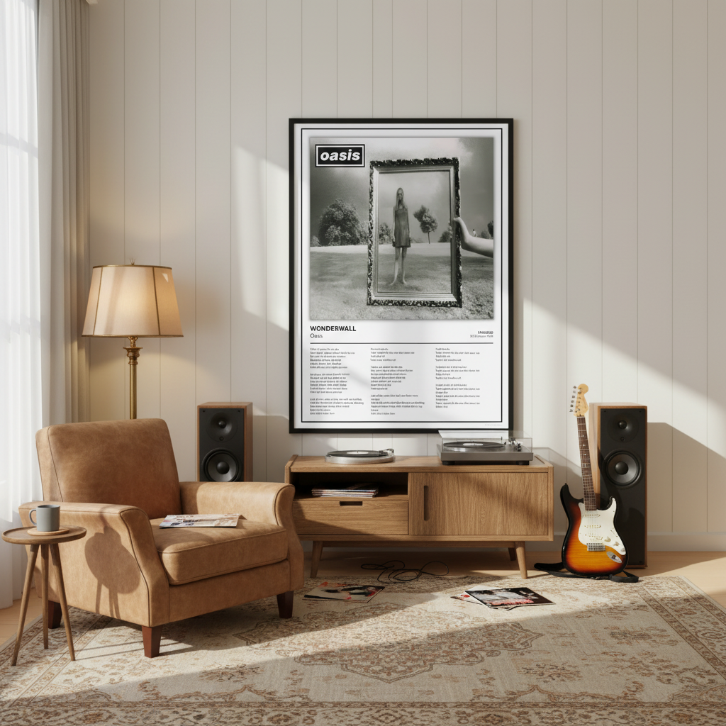 Oasis Wonderwall Album Print