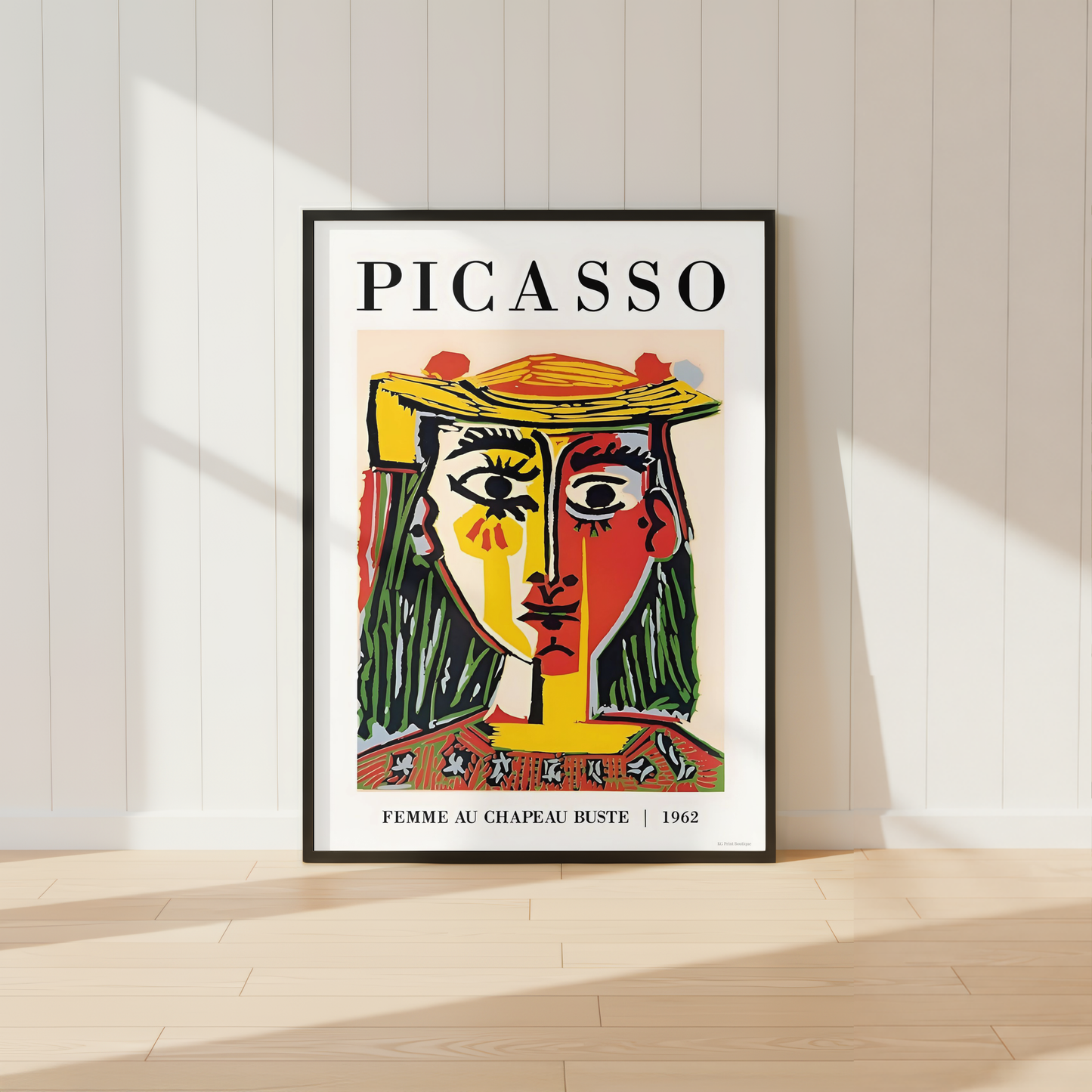 Picasso - Femme Au Chapeau Buste 1962 Print