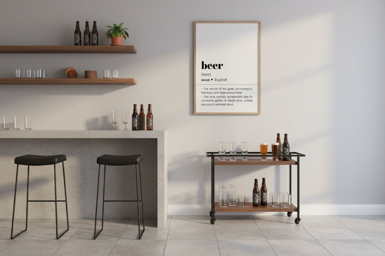 Beer Word Definition Poster