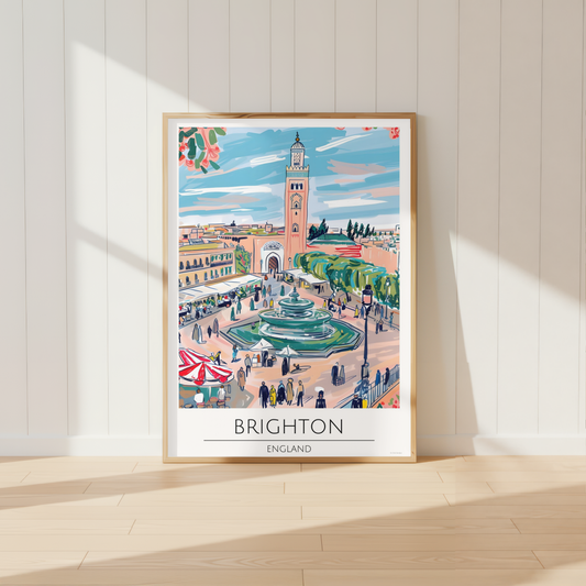 UK, England Brighton Travel Print