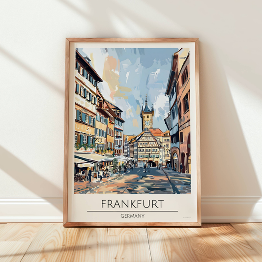Germany, Frankfurt Travel Print