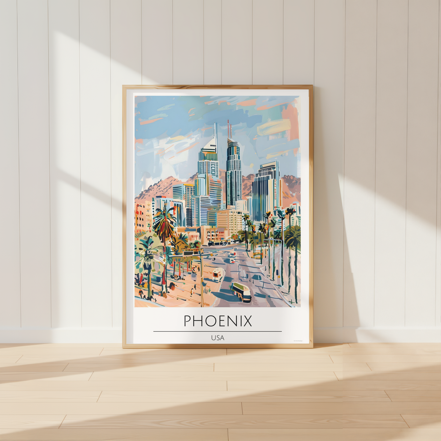 USA, Phoenix Travel Print