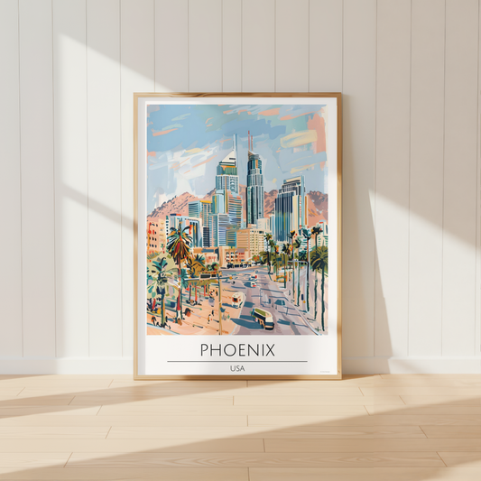 USA, Phoenix Travel Print