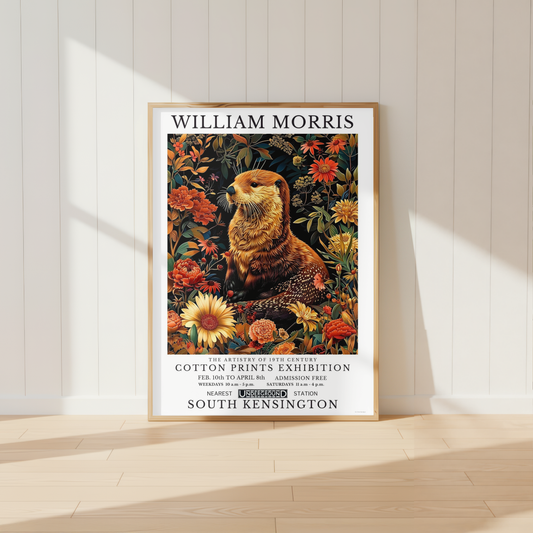 William Morris Otter Poster / Art Exhibition Print