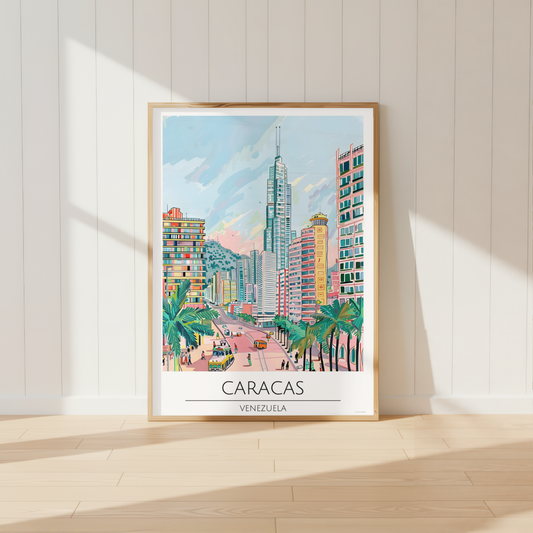 Venezuela, Caracas Travel Print