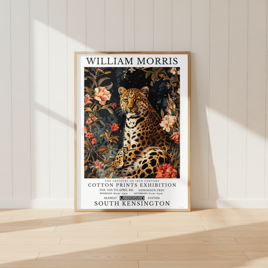 William Morris Leopard Poster / Art Exhibition Print