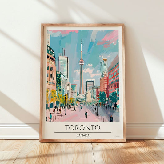 Canada - Toronto Travel Print Poster
