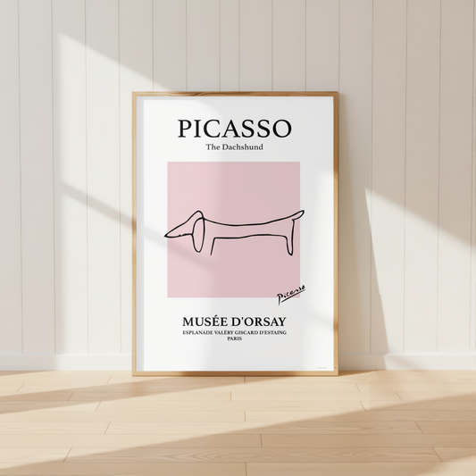 Picasso Dog Print