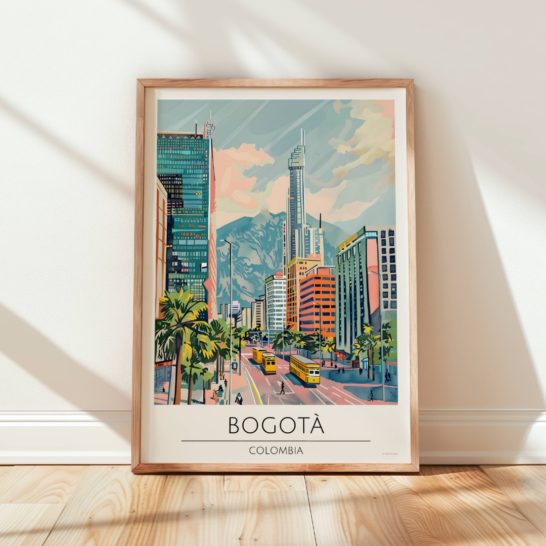 Colombia, Bogota Travel Print