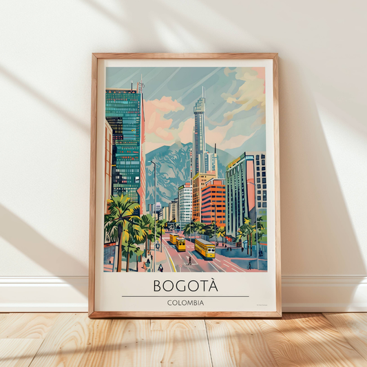 Colombia, Bogota Travel Print