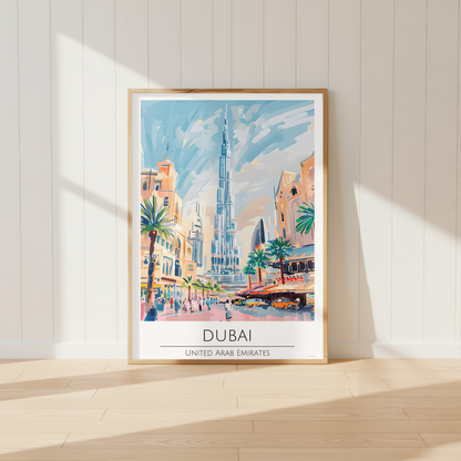 United Arab Emirates - Dubai Travel Print