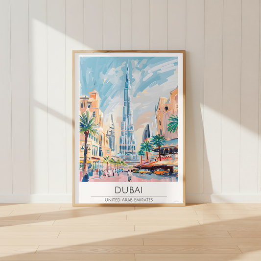 United Arab Emirates - Dubai Travel Print