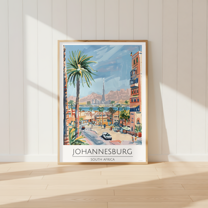 South Africa - Johannesburg Travel Print