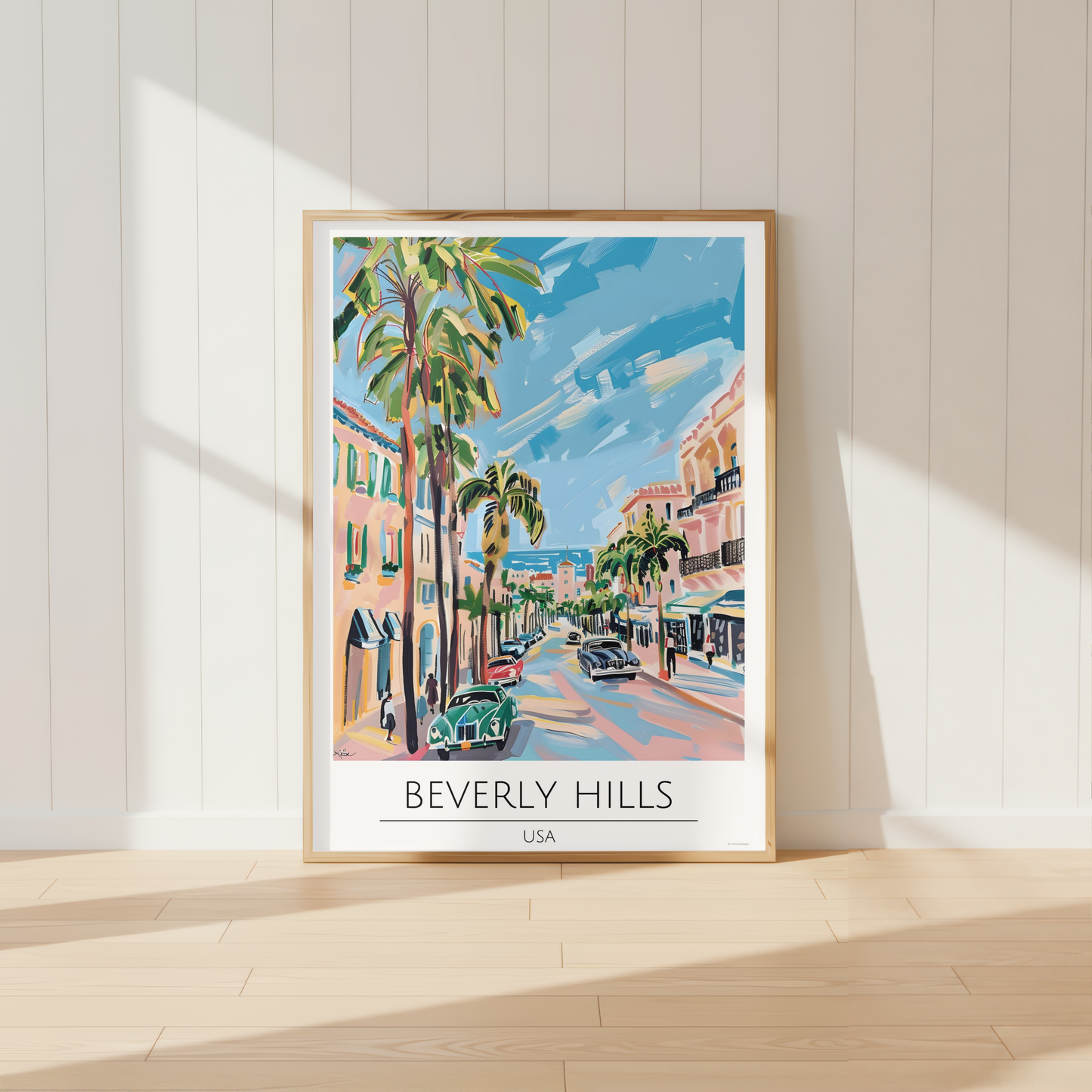USA - Beverly Hills LA Travel Print