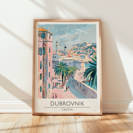 Croatia, Dubrovnik Travel Print