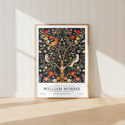 William Morris Tree of Life Bird Print