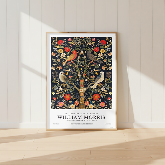 William Morris Tree of Life Bird Print