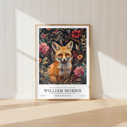 William Morris Fox Poster / Art Exhibition Print