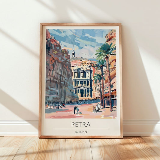 Jordan - Petra Travel Print