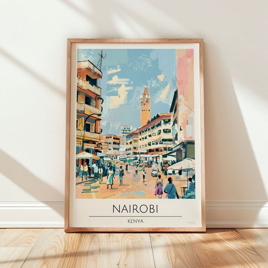 Kenya, Nairobi Travel Print